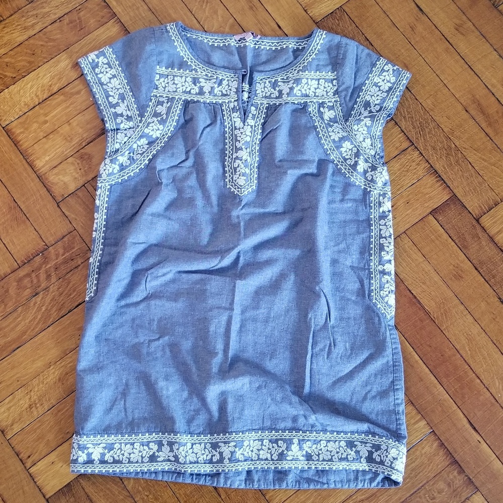 Calypso St. Barth Ro Dress chambray Small